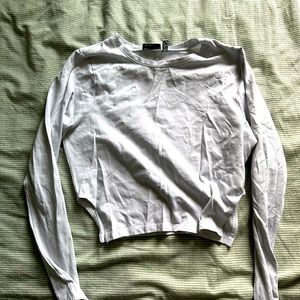 ASOS Crop Top with Split Side Hem